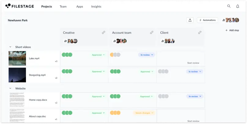 Creative project management software
