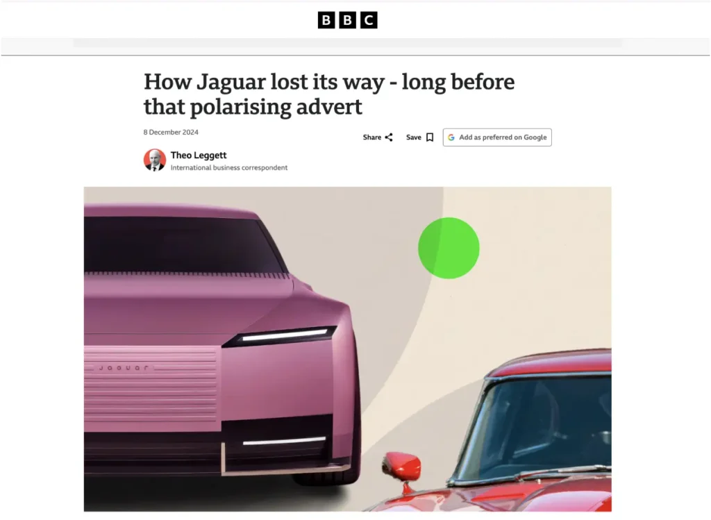 how jaguar lost its way