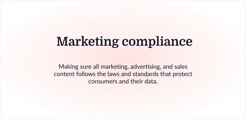 what is marketing compliance
