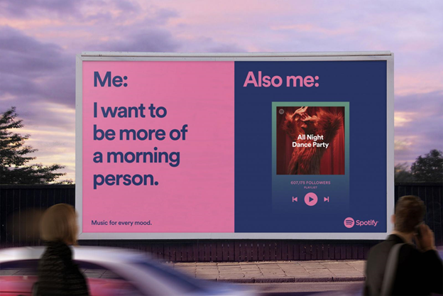 spotify offline marketing kampagne billboards