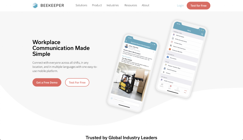 beekeeper workplace communication mobile platform