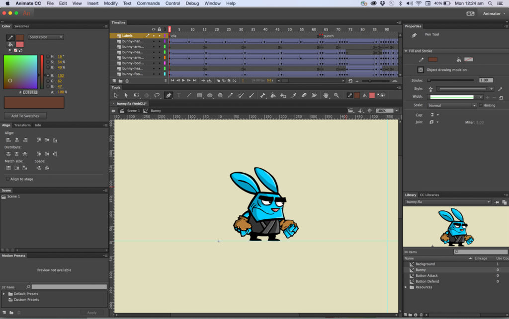 Animez vos gribouillages en toute simplicité Adobe Animate