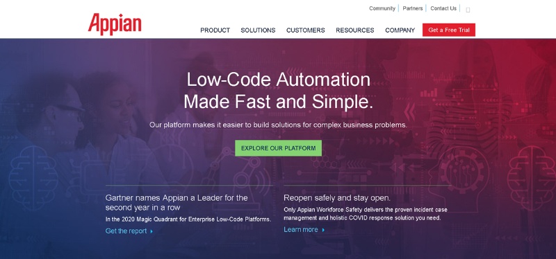 Appian for low-code BPM automation