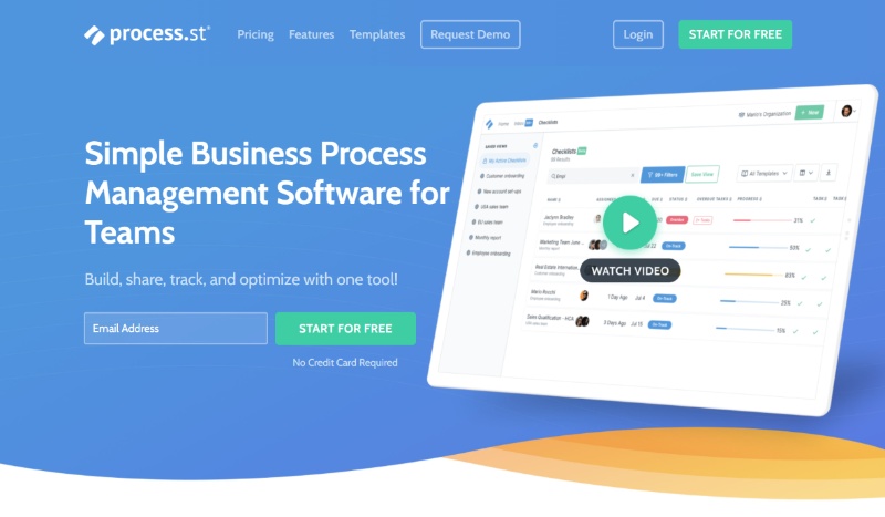 Business Process Management Software ProcessStreet
