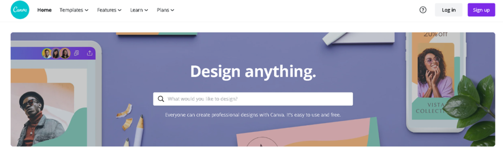 Canva catalog software for beginners