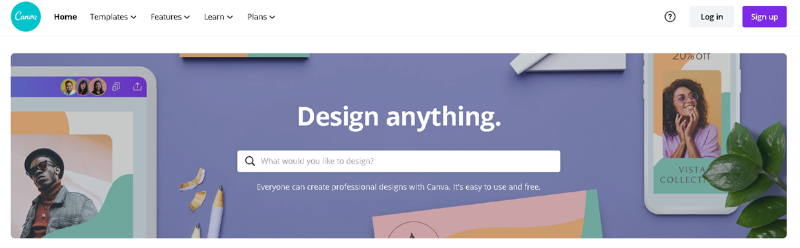 Canva free online brochure design software