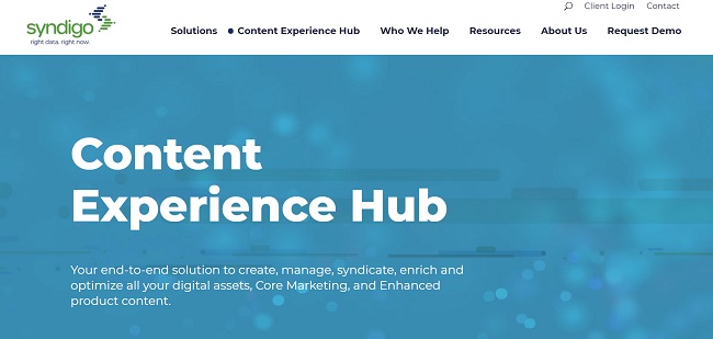 Digital-Asset-Management-Software Syndigo Econtent Experience Hub