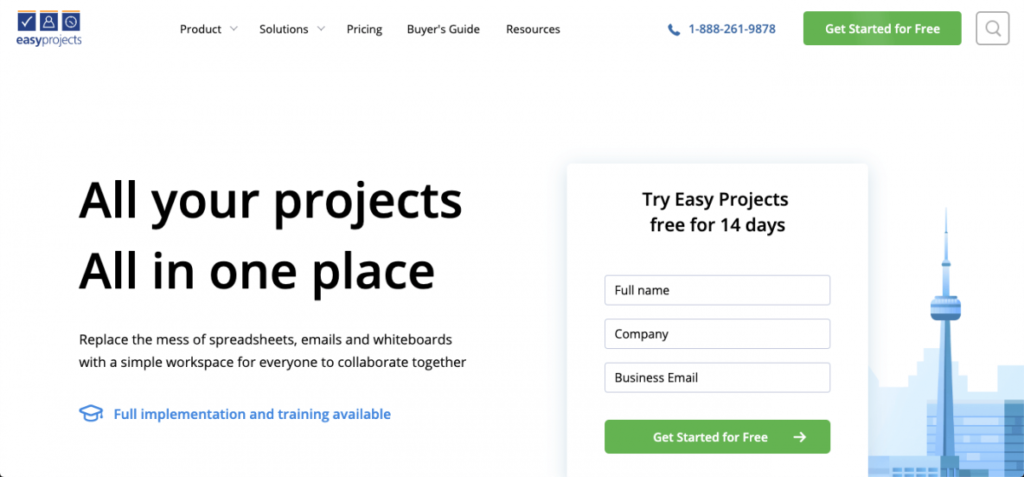 Easy Projects Screenshot