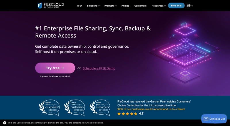 Filecloud - Servicios de software para compartir archivos en la nube