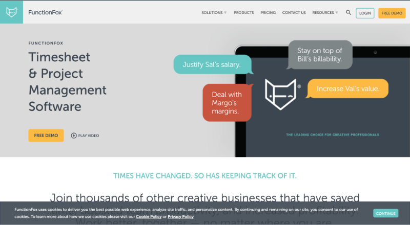 FunctionFox - creative project management software