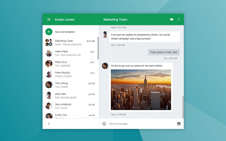 Google Chat for Project Management