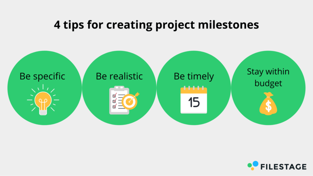 Important tips for creating project management milestones