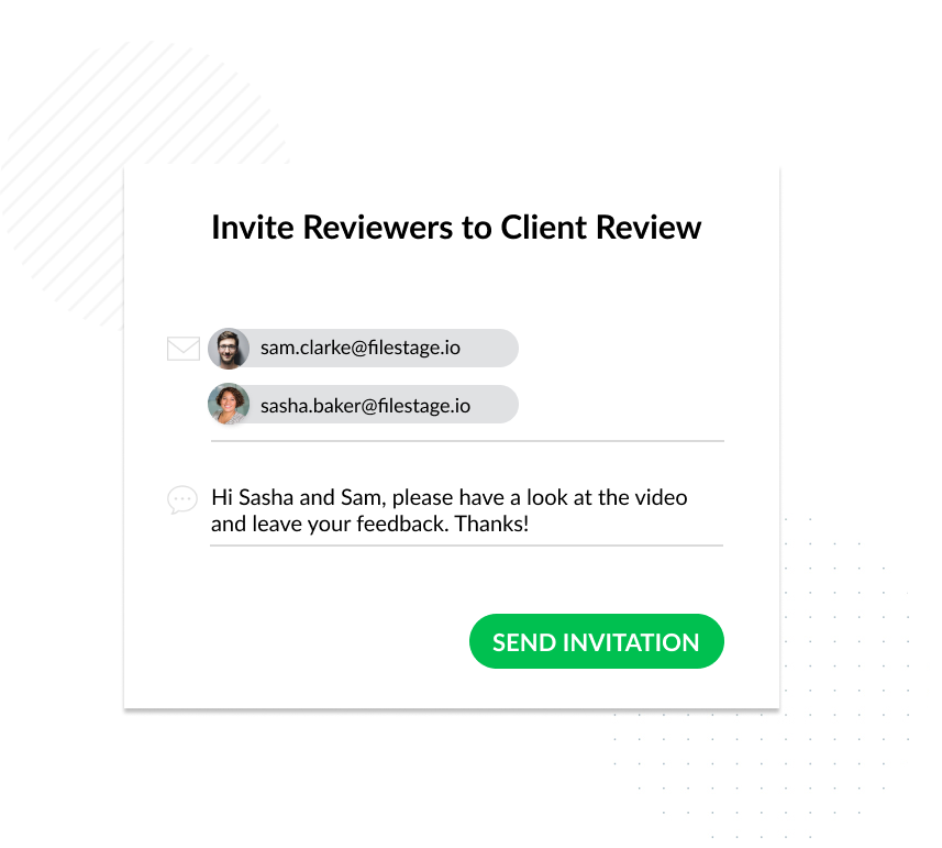 Invite reviewers