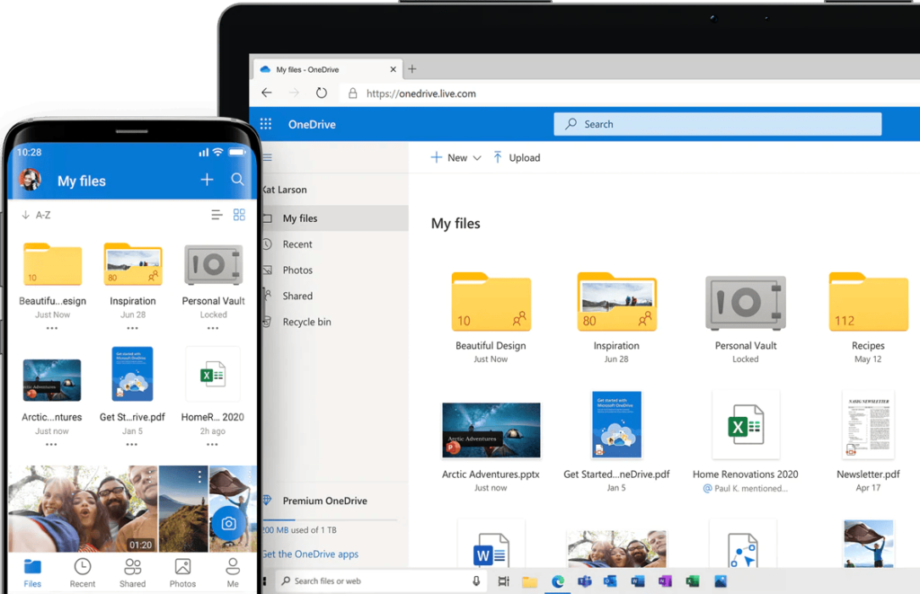 OneDrive - send large files via email