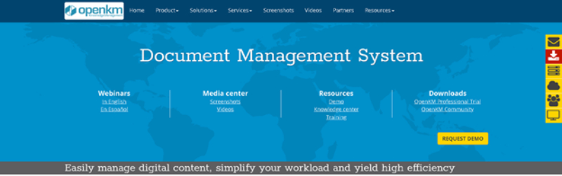 OpenKM document management system with strong integration capabilities