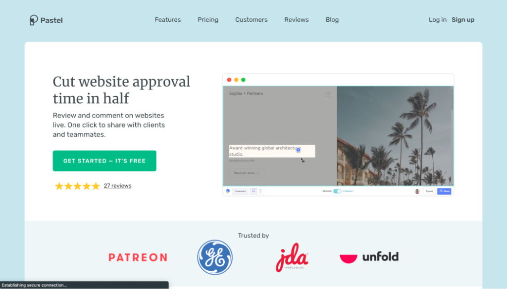 Pastel - free design feedback tools