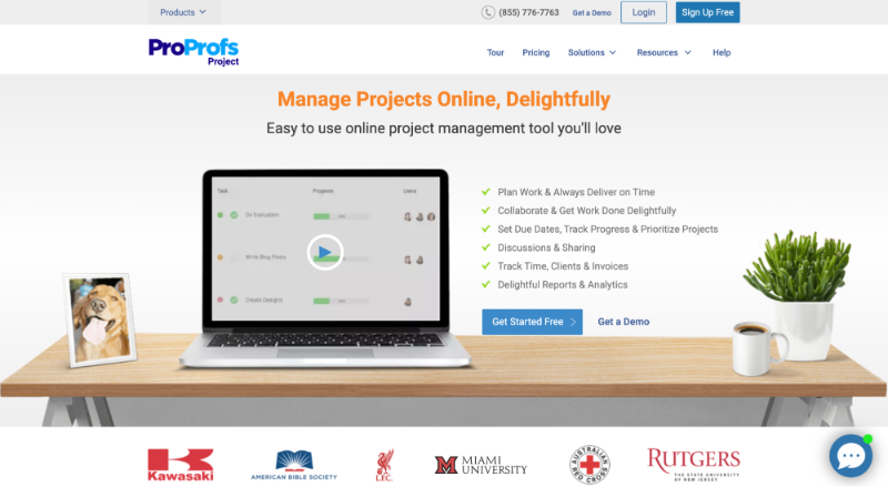 ProProfs Project - creative project management software