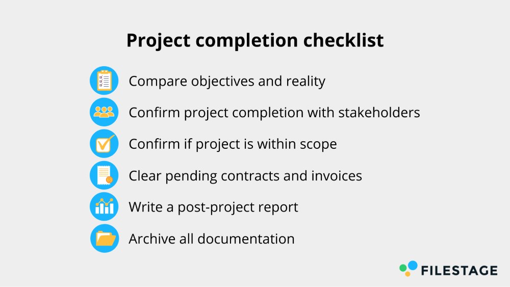 project completion questions