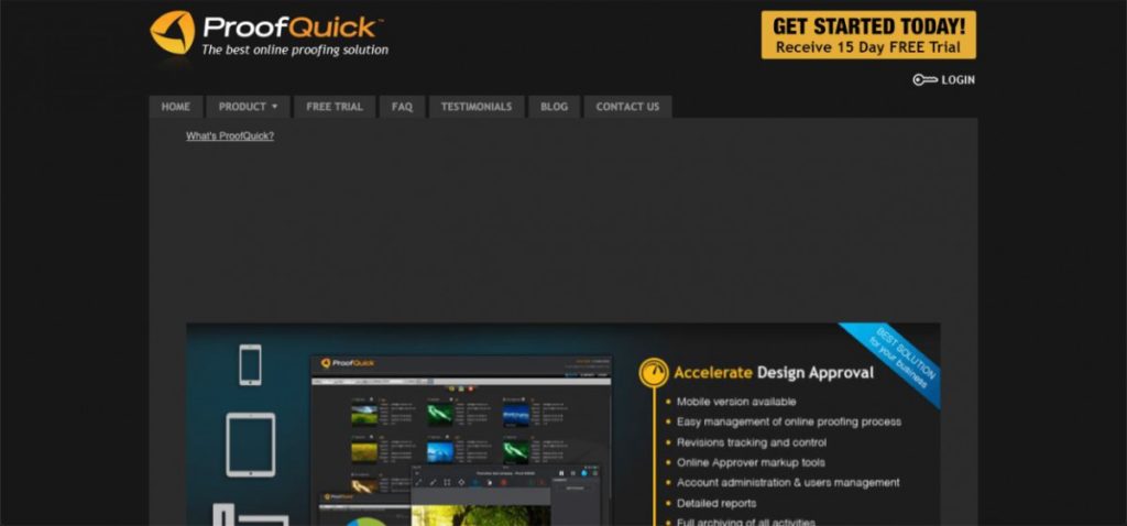 Captura de pantalla de ProofQuick