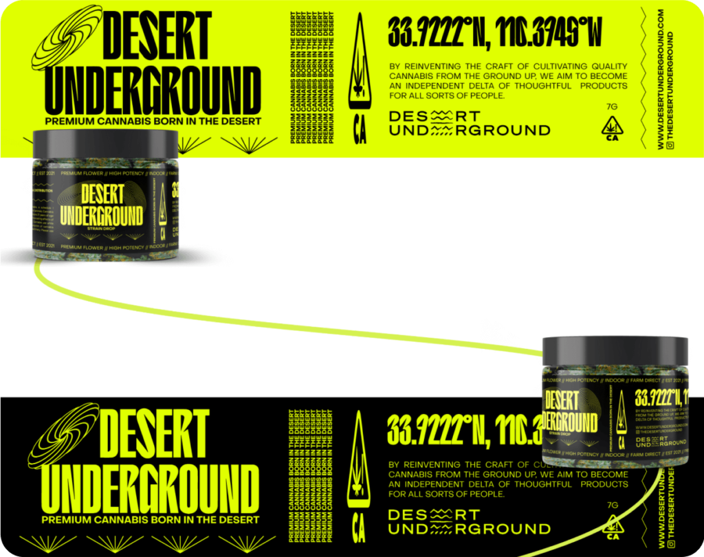 SLAPS packaging design for Desert Underground