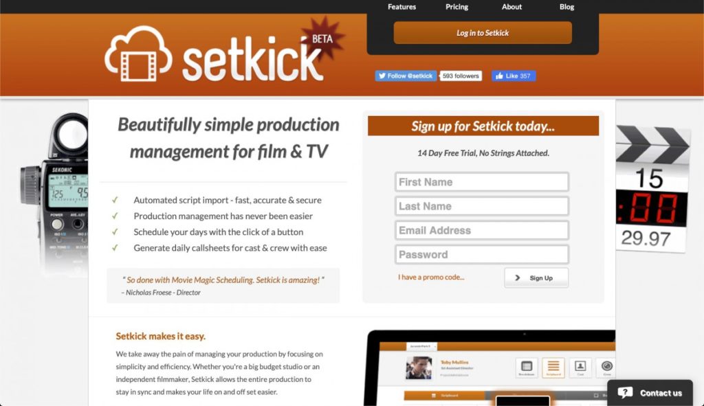 Captura de pantalla de Setkick