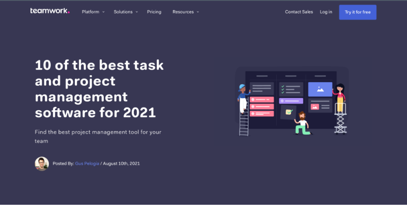 Teamwork Projects - creative project management software