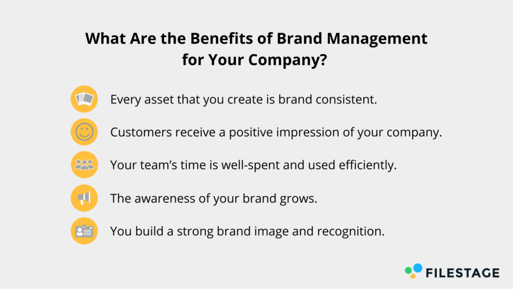 Quels sont les avantages de la gestion de la marque ?