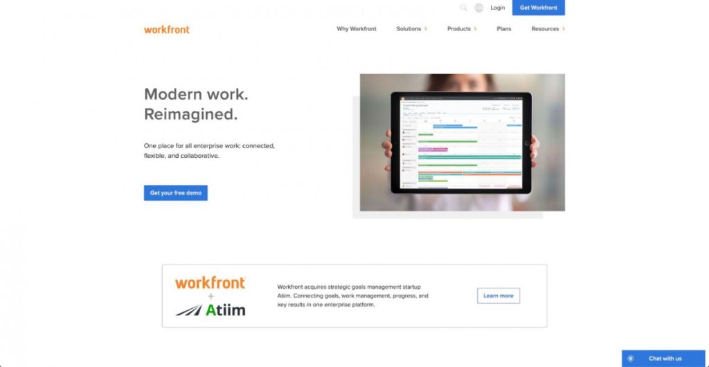 Workfront Screenshot