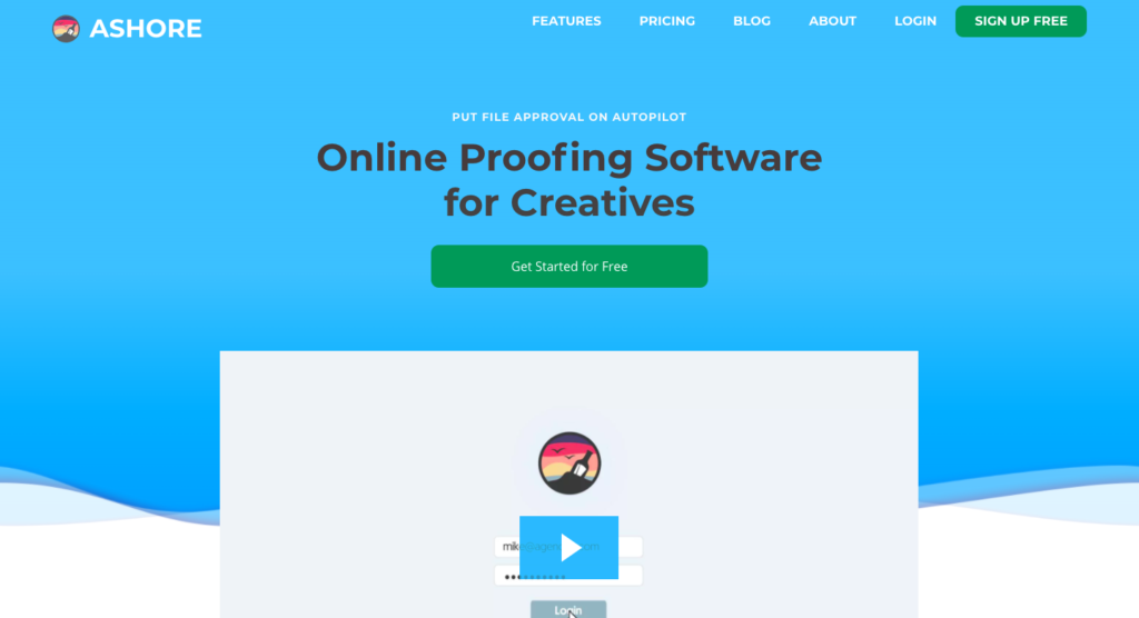 ashore proofing software for creatives