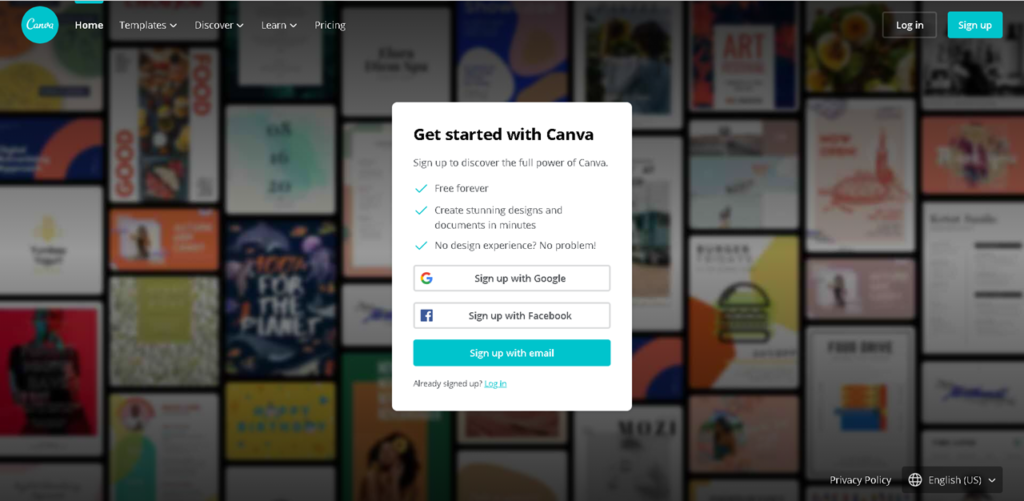 canva graphic design platform visual content creation tool