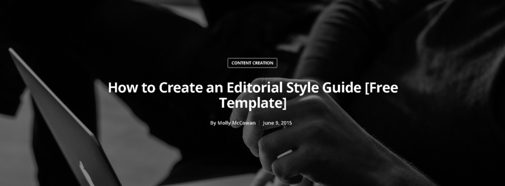 kapost content creation editorial style guide