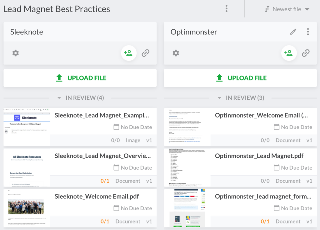 lead magnet best practices by filestage