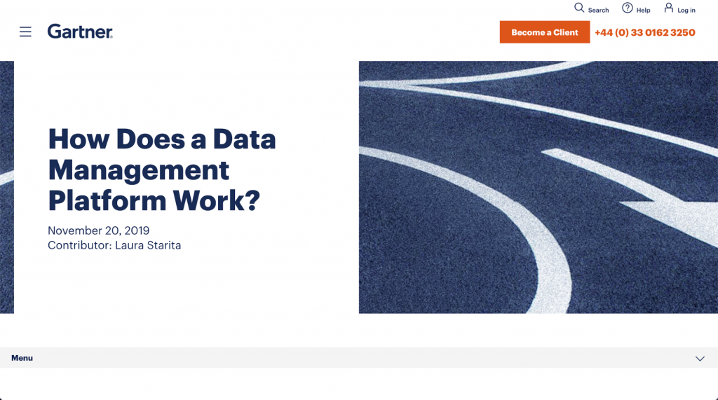 Wie funktioniert eine Datenmanagement-Plattform? – Gartner