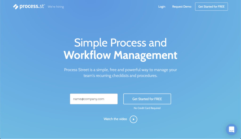process st workflow management