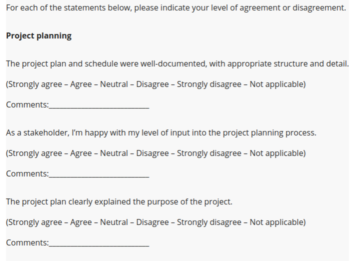 project management Lessons Learned Register Template