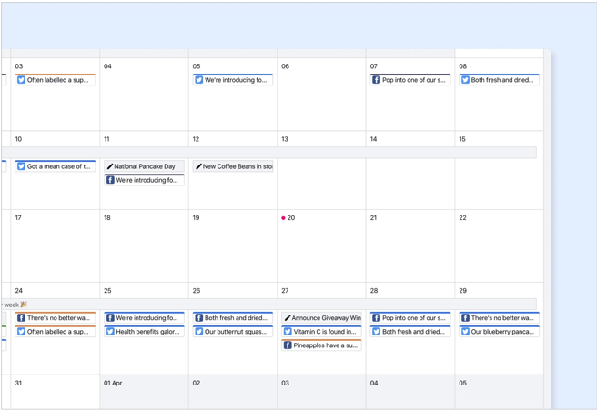 Inhalte planen mit einem Content Kalender