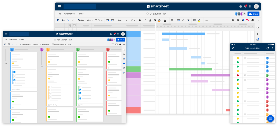 smartsheet Projektmanagement-Software