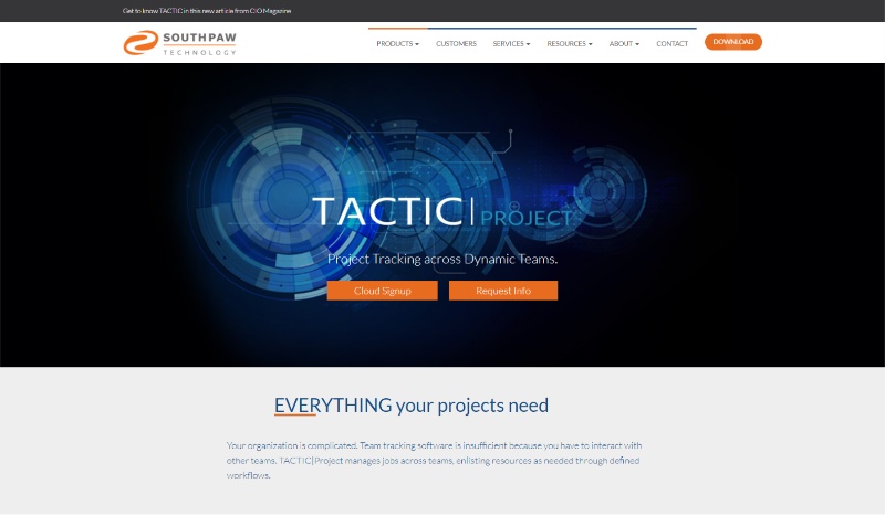 tactic Projektmanagement-Software