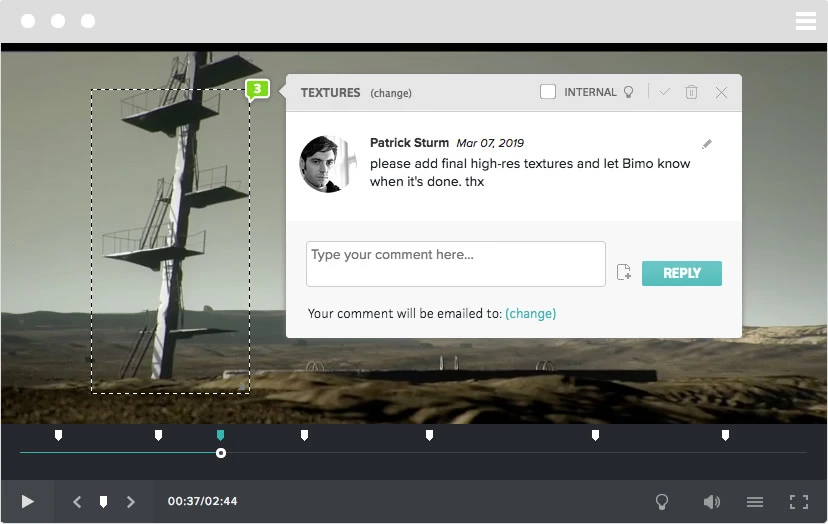 notism video feedback tool