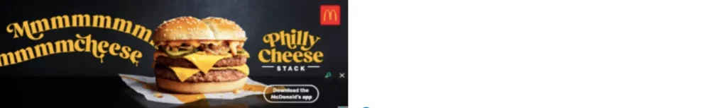 McDonald's Werbebanner