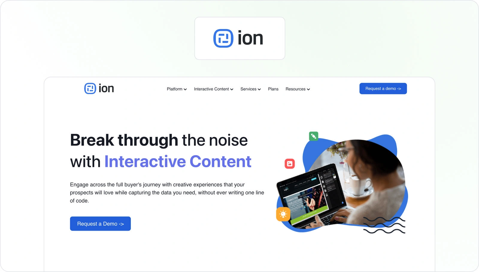 Ion Interactive Homepage View
