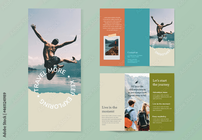 sample travel brochure designs