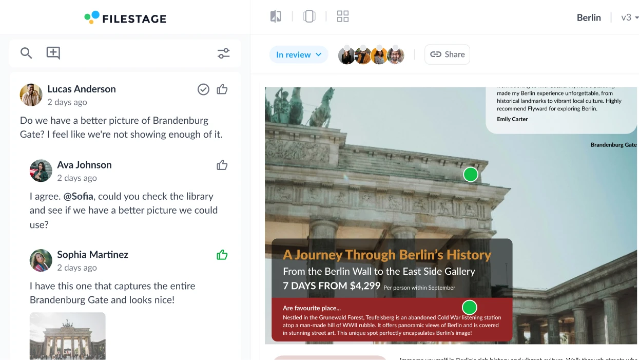 Travel content review_comments