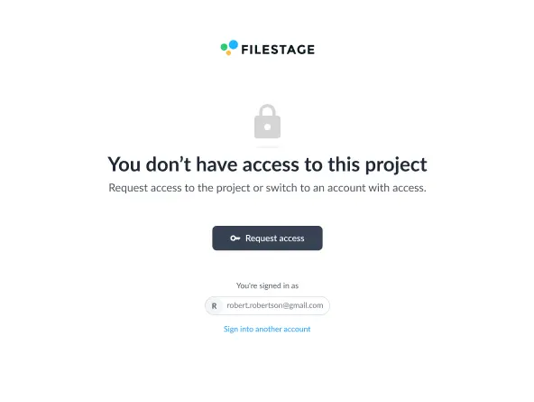 No access to project