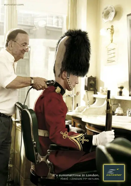 Eurostar – “It’s summertime in London” ad campaign