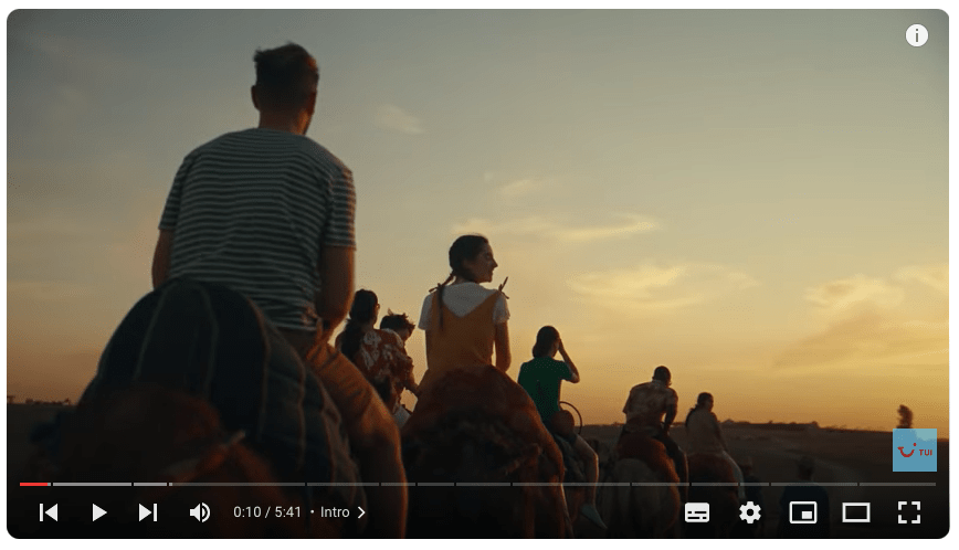 travel YouTube video