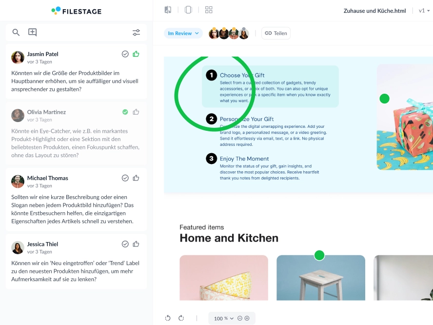 Webseiten kommentieren