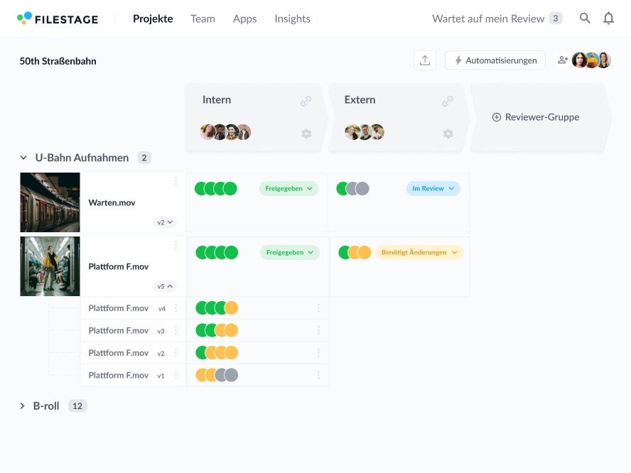 internes und externes Feedback einholen