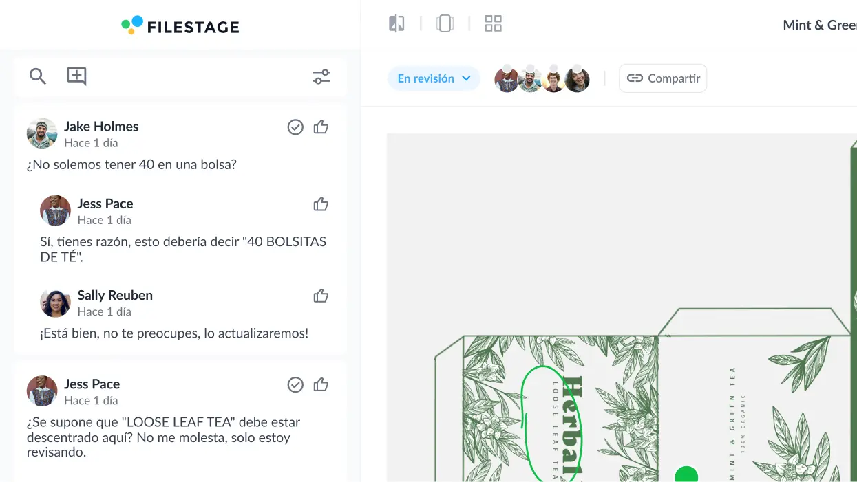 Packaging design review_comments_es