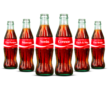 Coca Cola Custom Bottles